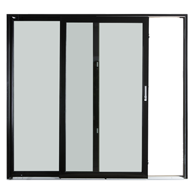Aluminum sliding door profile
